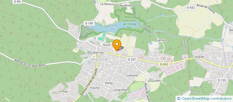 localisation de l'entreprise MONSIEUR FARIDE RMICH  SEIGNOSSE