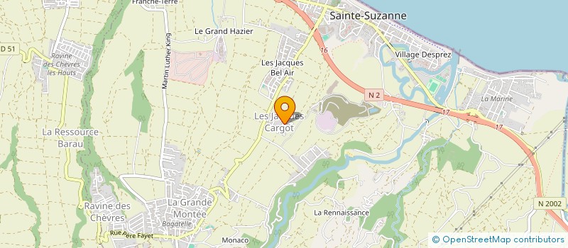 localisation de l'entreprise MONSIEUR FARIDE SIDAMBAROM SOUPIN à SAINTE-SUZANNE