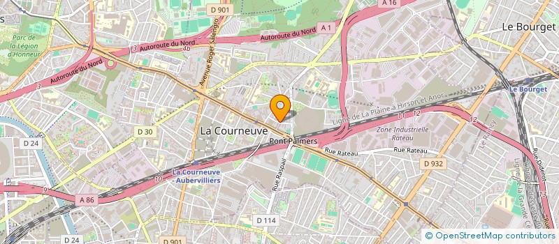 localisation de l'entreprise MONSIEUR FARIDI EL ATRACHI DJOUMOI à LA COURNEUVE