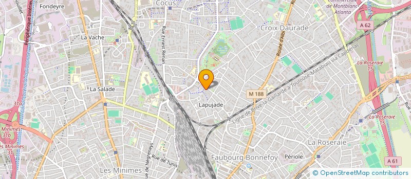 localisation de l'entreprise MONSIEUR FARIID OUILLEM  TOULOUSE