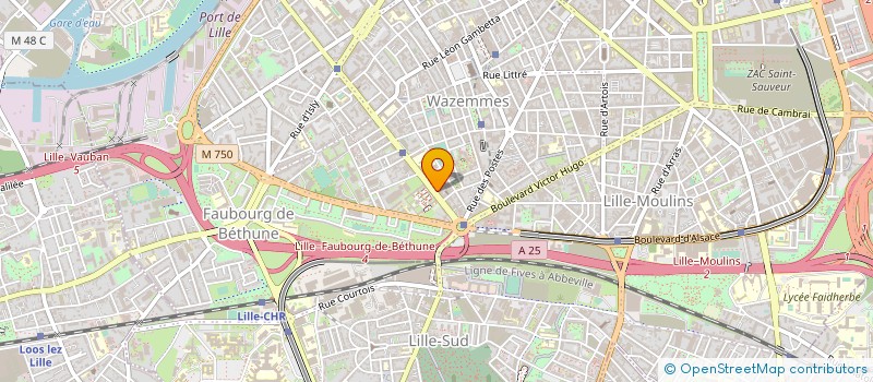 localisation de l'entreprise MONSIEUR FARIS BERRADA à LILLE