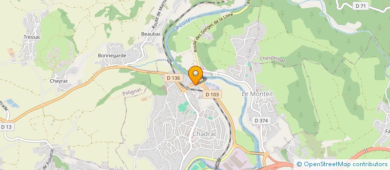 localisation de l'entreprise MONSIEUR FARISS EL ADOULI  CHADRAC