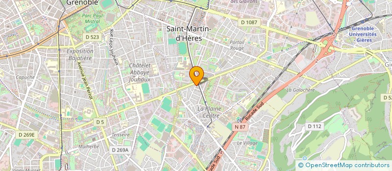 localisation de l'entreprise MONSIEUR FARISSE BENCHRAK  SAINT-MARTIN-D'HERES