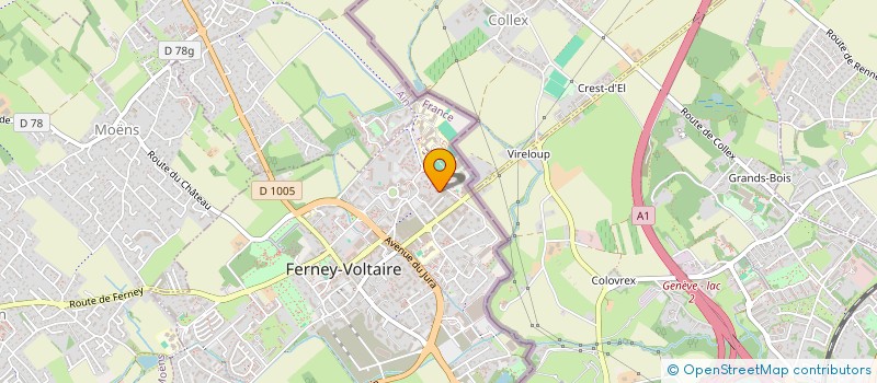 localisation de l'entreprise MONSIEUR FARMAN SHAH à FERNEY-VOLTAIRE