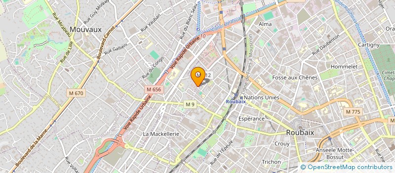 localisation de l'entreprise MONSIEUR FARMANULLAH ARAB  TOURCOING
