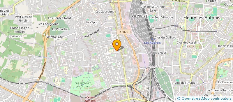 localisation de l'entreprise MONSIEUR FARMANULLAH NIAZAI à ORLEANS