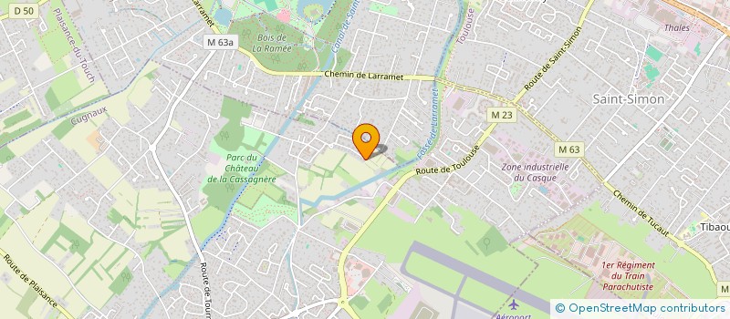 localisation de l'entreprise MONSIEUR FAROK BADJI  CUGNAUX