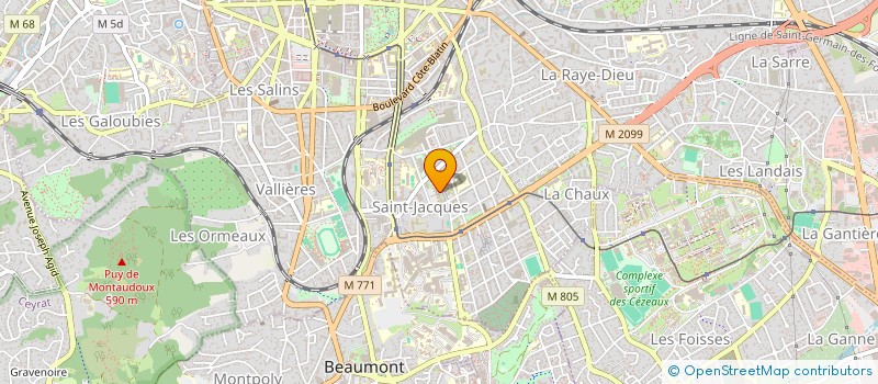 localisation de l'entreprise MONSIEUR FAROOQ NADRI  CLERMONT-FERRAND