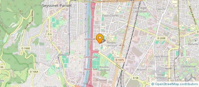 localisation de l'entreprise MONSIEUR FAROUK ABBACI  GRENOBLE