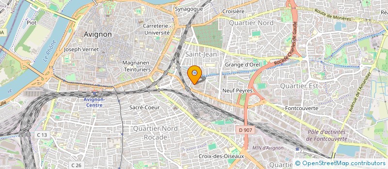 localisation de l'entreprise MONSIEUR FAROUK ALOUANI  AVIGNON