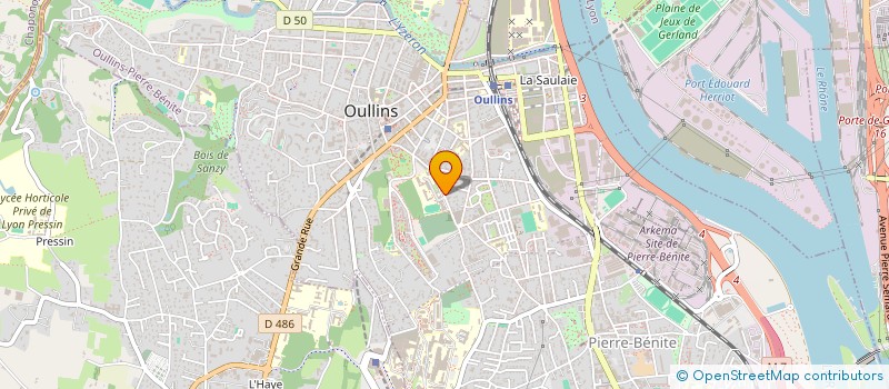 localisation de l'entreprise MONSIEUR FAROUK ARIOUA  OULLINS-PIERRE-BENITE