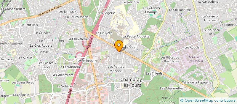 localisation de l'entreprise MONSIEUR FAROUK BADAOUI  CHAMBRAY-LES-TOURS