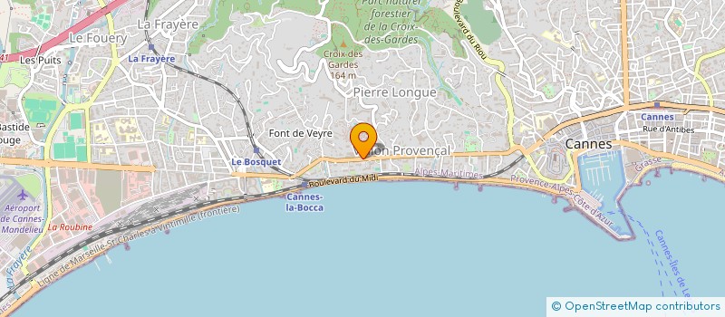 localisation de l'entreprise MONSIEUR FAROUK BAGHDALI  CANNES