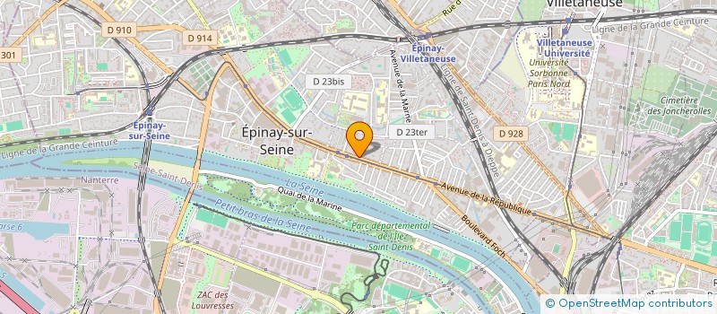 localisation de l'entreprise MONSIEUR FAROUK BEKKOUCHE  EPINAY-SUR-SEINE