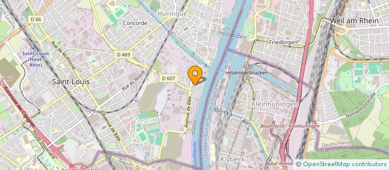 localisation de l'entreprise MONSIEUR FAROUK BELABAOUB  HUNINGUE