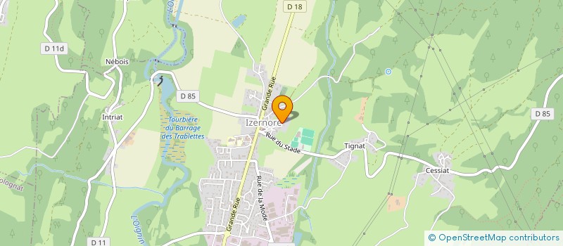 localisation de l'entreprise MONSIEUR FAROUK BELACHIA  IZERNORE