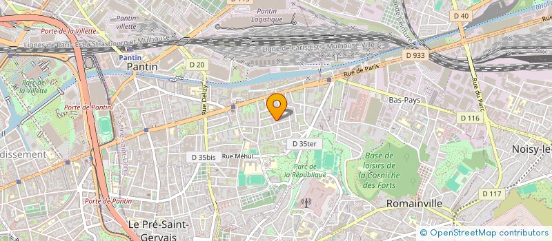 localisation de l'entreprise MONSIEUR FAROUK BETTAHAR à PANTIN