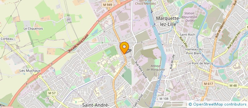 localisation de l'entreprise MONSIEUR FAROUK DALI  MARQUETTE-LEZ-LILLE