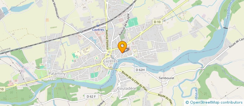 localisation de l'entreprise MONSIEUR FAROUK GASSOUMI  CAZERES