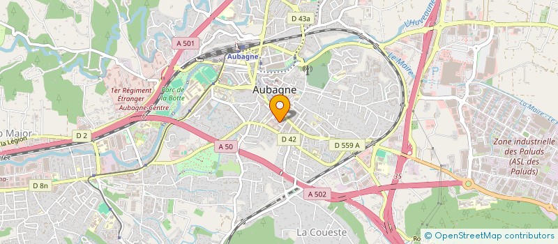 localisation de l'entreprise MONSIEUR FAROUK HAMOU à AUBAGNE