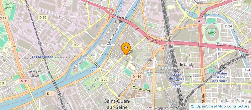 localisation de l'entreprise MONSIEUR FAROUK HMIDA à SAINT-OUEN-SUR-SEINE