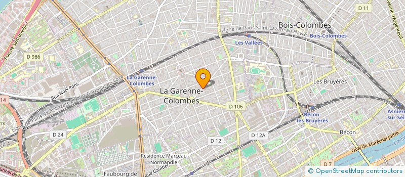 localisation de l'entreprise MONSIEUR FAROUK JOMAA à LA GARENNE-COLOMBES