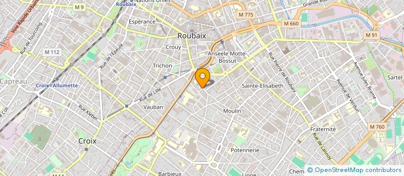 localisation de l'entreprise MONSIEUR FAROUK KHILIFI EL AOUDI  ROUBAIX