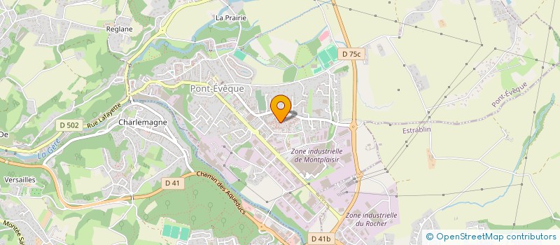 localisation de l'entreprise MONSIEUR FAROUK LAMAI  PONT-EVEQUE