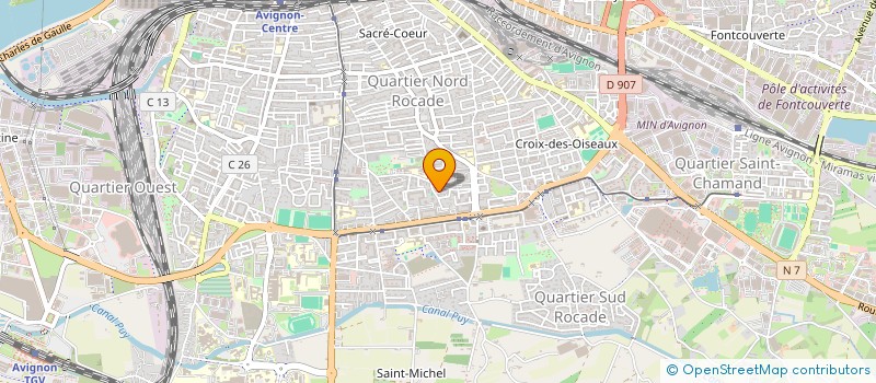 localisation de l'entreprise MONSIEUR FAROUK LOUNISSA à AVIGNON