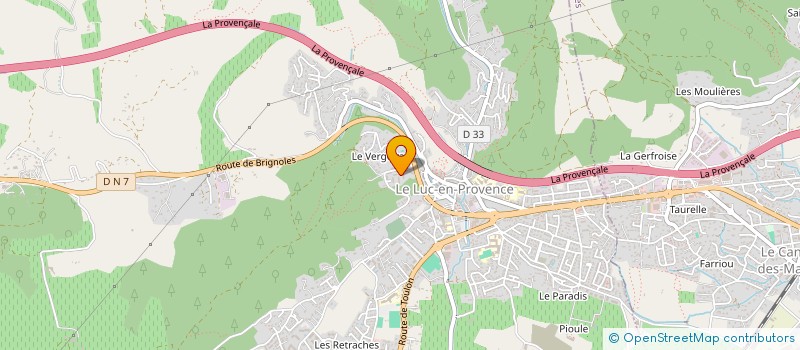 localisation de l'entreprise MONSIEUR FAROUK MAHAMOUD  LE LUC