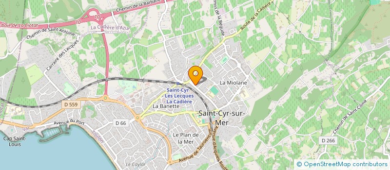 localisation de l'entreprise MONSIEUR FAROUK MROIVILI à SAINT-CYR-SUR-MER