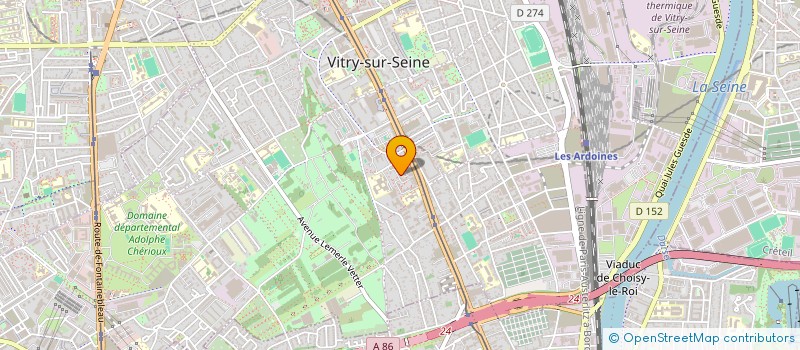 localisation de l'entreprise MONSIEUR FAROUK NEMIRI  VITRY-SUR-SEINE