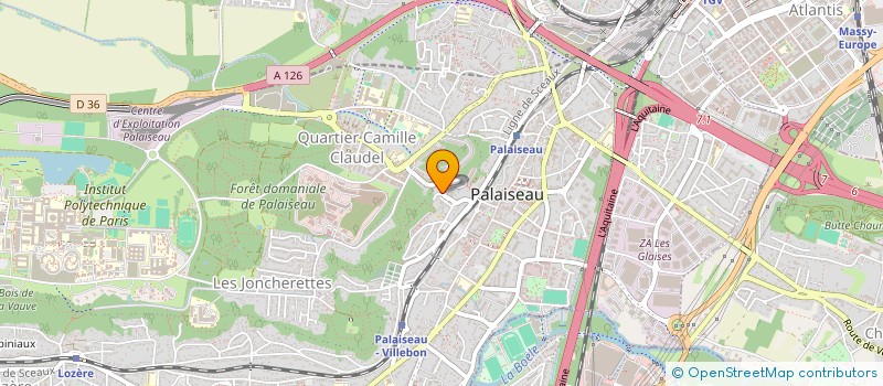 localisation de l'entreprise MONSIEUR FAROUK RAMRI  PALAISEAU