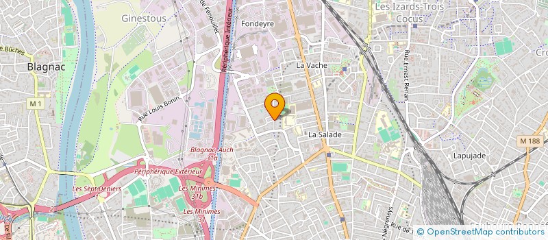 localisation de l'entreprise MONSIEUR FAROUK RECHAK à TOULOUSE