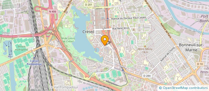 localisation de l'entreprise MONSIEUR FAROUK RENNO à CRETEIL