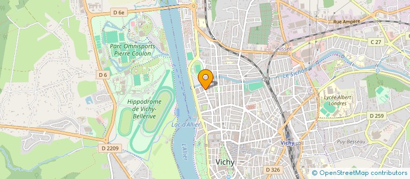 localisation de l'entreprise MONSIEUR FAROUK ZAZ à VICHY