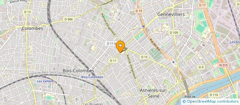 localisation de l'entreprise MONSIEUR FAROUK ZEMMOURI à BOIS-COLOMBES