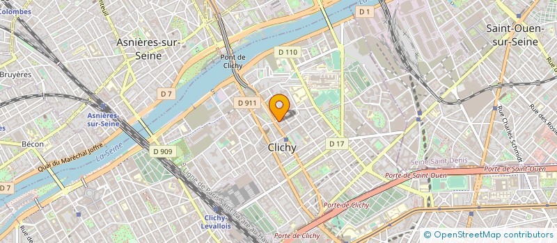 localisation de l'entreprise MONSIEUR FARSHAD ALIZADEH ASLE SAISAN à CLICHY