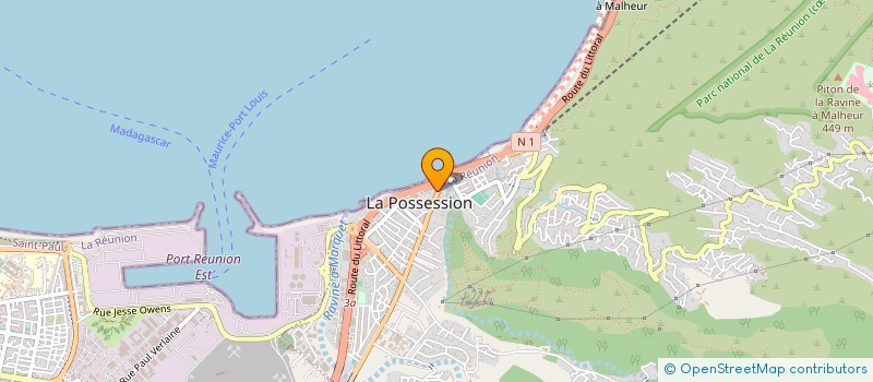 localisation de l'entreprise MONSIEUR FARSI BACARI à LA POSSESSION