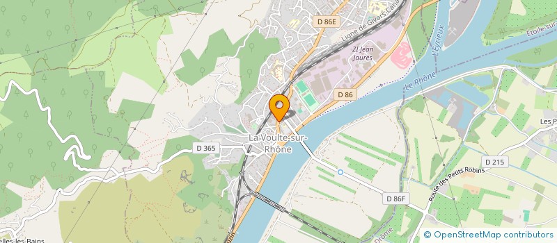 localisation de l'entreprise MONSIEUR FARUK FINDIK  LA VOULTE-SUR-RHONE