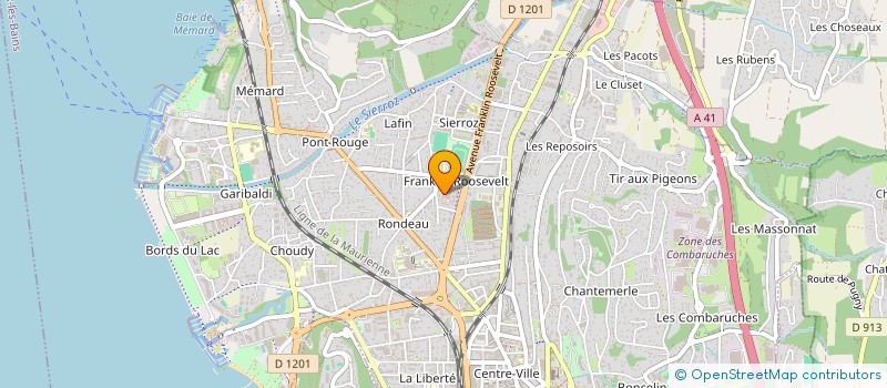 localisation de l'entreprise MONSIEUR FARUK KURT  AIX-LES-BAINS