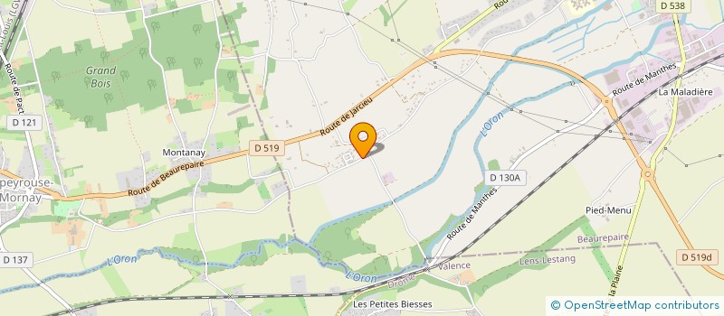 localisation de l'entreprise MONSIEUR FARUK OZKULEKCI à BEAUREPAIRE