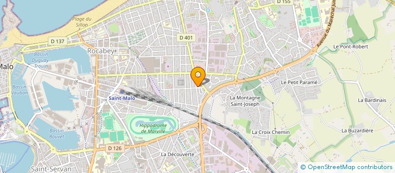 localisation de l'entreprise MONSIEUR FARUKH MIAKHEIL  SAINT-MALO