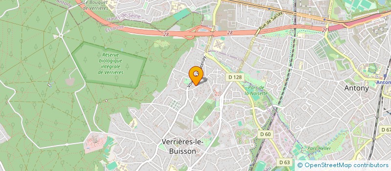 localisation de l'entreprise MONSIEUR FARZANEH TAFGHODI à VERRIERES-LE-BUISSON