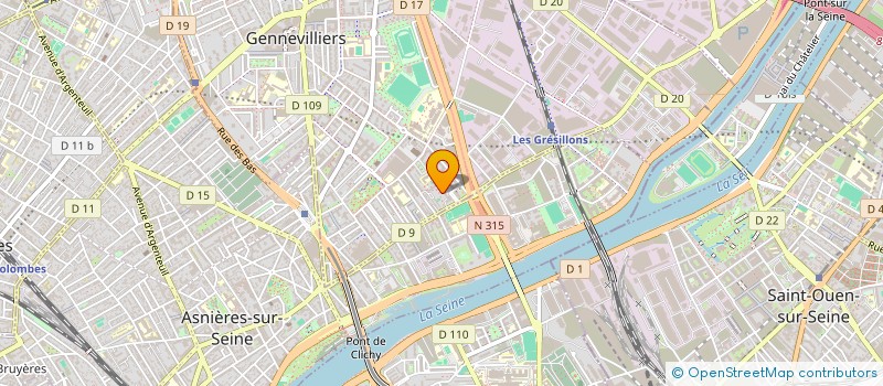 localisation de l'entreprise MONSIEUR FARZIN HOJJAT ANSARI à GENNEVILLIERS