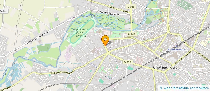 localisation de l'entreprise MONSIEUR FASIDY KEITA à CHATEAUROUX