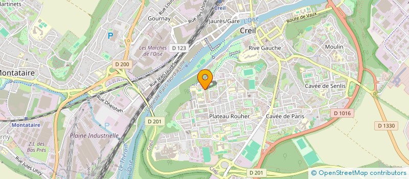 localisation de l'entreprise MONSIEUR FASIL JABARKHEIL  CREIL