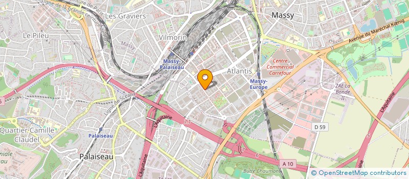 localisation de l'entreprise MONSIEUR FASSIRY DIAWARA à MASSY
