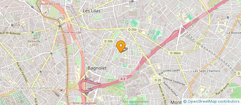 localisation de l'entreprise MONSIEUR FATAH AIDOUK à BAGNOLET