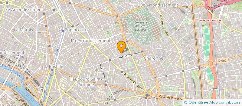 localisation de l'entreprise MONSIEUR FATAH BOUAMAMA  PARIS